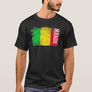 T-shirt Mand Mali Flag For Malians Men Women Kids