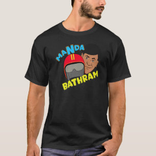 T-shirt Manda Bathram Kollywood Cinéma Tamil Comédie Pour