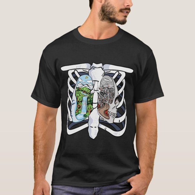T-shirt Mandala. (Devant)