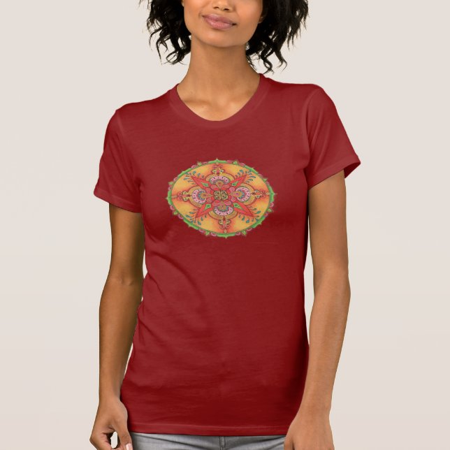 T-shirt Mandala 1 de LeZen (Devant)