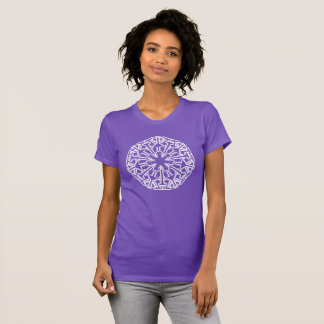 T-shirt Mandala 1 Design blanc