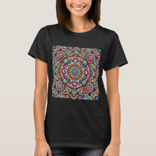 T-shirt Mandala coloré - Boho complexe