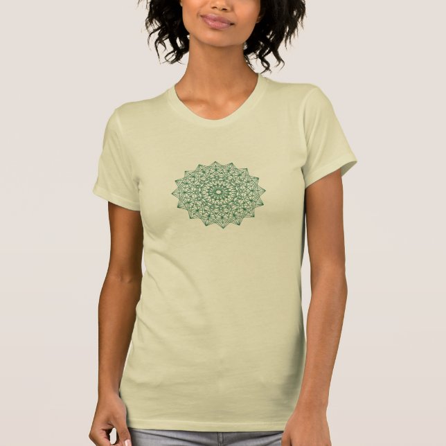 T-shirt Mandala complexe - Cercle de géométrie sac (Devant)