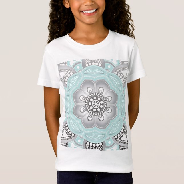 T-Shirt Mandala Creation, tous les points pour un 1 (Devant)