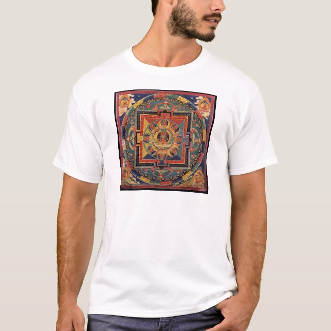 T-shirt Mandala d'Amitayus. École tibétaine du 19ème (Devant)