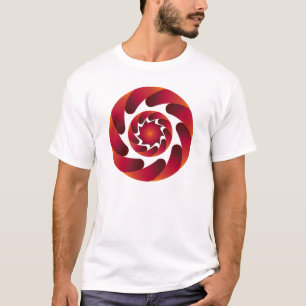 T-shirt Mandala de Flamme Tourbillonnante – Abstraction Ro