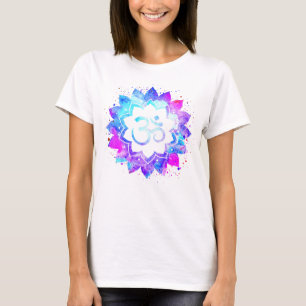 T-shirt Mandala de fleur de Lotus d'âge de symbole du *~*