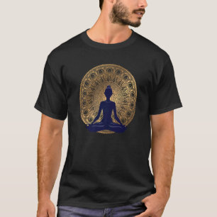 T-shirt Mandala de fleur de lotus de yoga de méditation d'