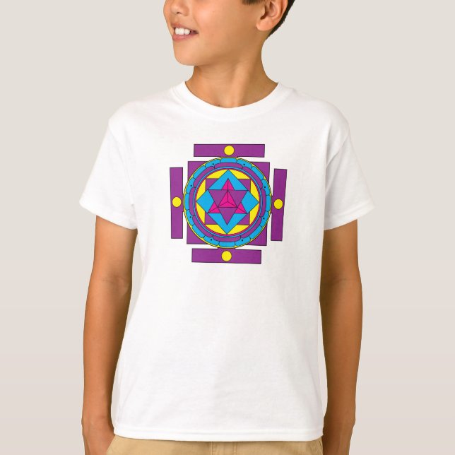 T-shirt Mandala de Merkaba (Devant)