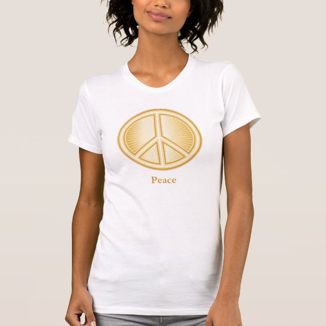 T-shirt Mandala de paix (Devant)