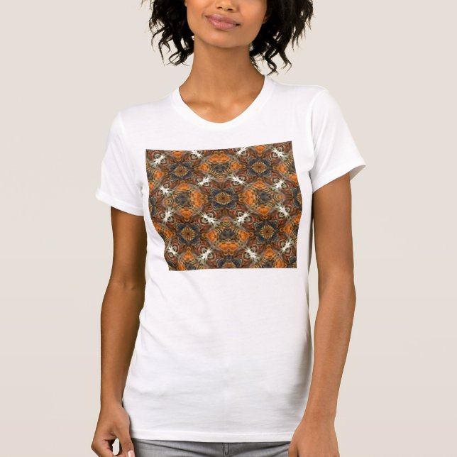 T-shirt Mandala de papillon de machaon - chemise (Devant)