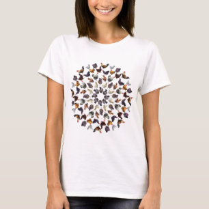 T-shirt Mandala de poulet jardin