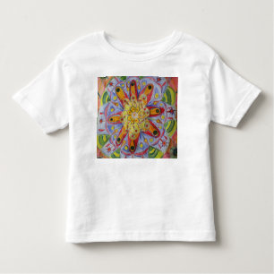 T-shirt Mandala Dessin Fleur Toddler Fine Jersey