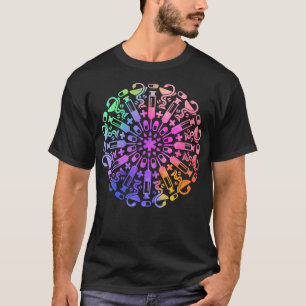 T-shirt Mandala docteur infirmière autorisée Rn Lpn soins