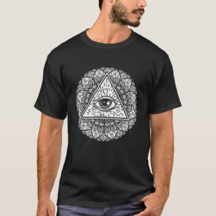 T-shirt Mandala Eye Of Horus Lazy Halloween Costume Scary