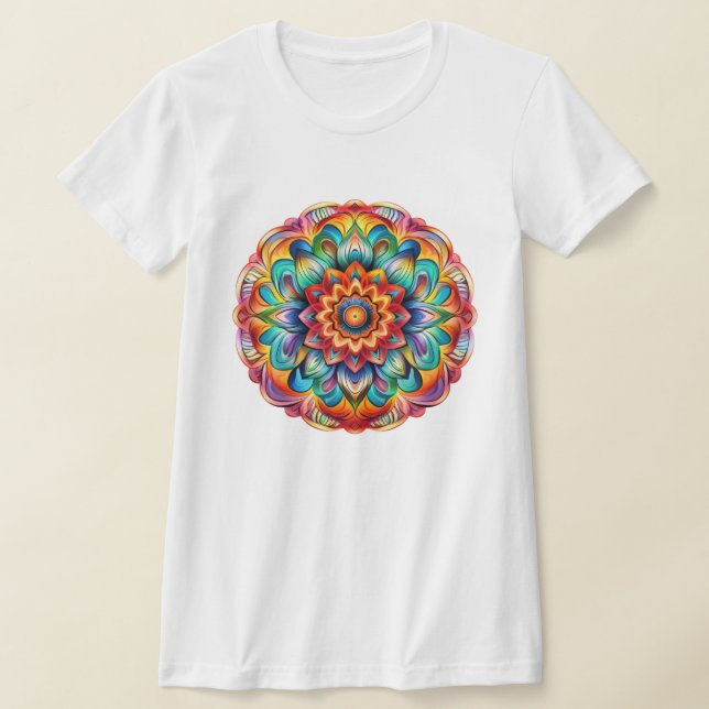 T-shirt Mandala / Flower Design (Poser)