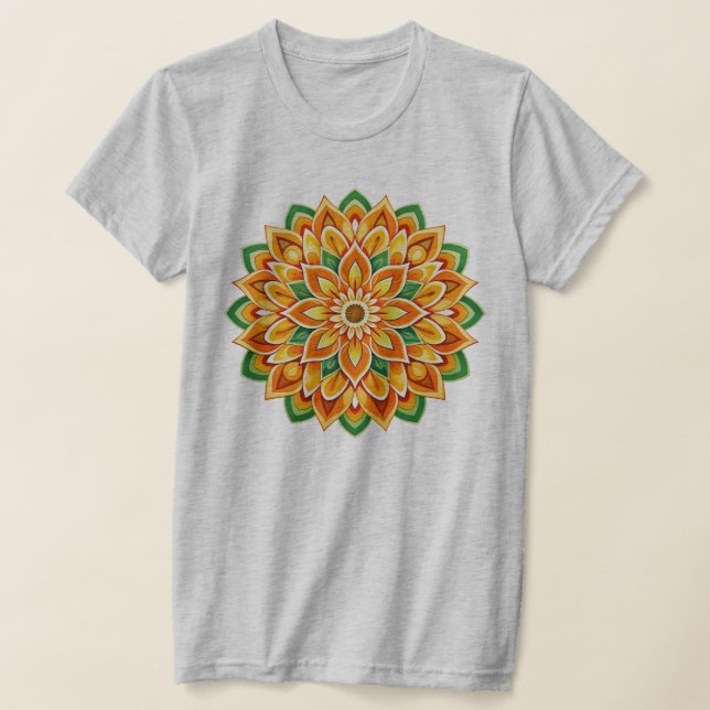 T-shirt Mandala / Flower Design (Poser)