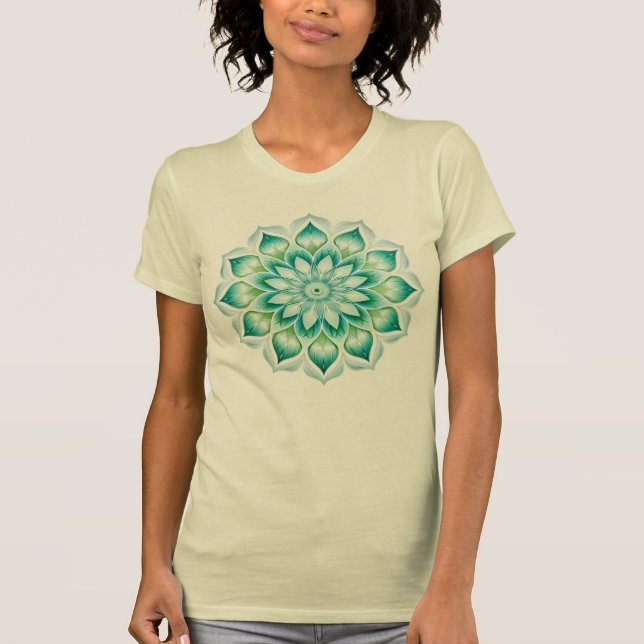T-shirt Mandala / Flower Design (Devant)