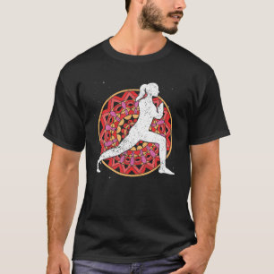 T-shirt Mandala Géométrie fractale Namaste Yogi Spirituel 