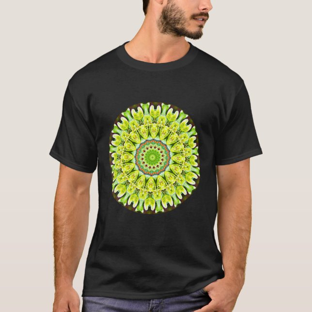 T-shirt Mandala Géométrie Sacrée Prana Yoga Mantra Om (Devant)