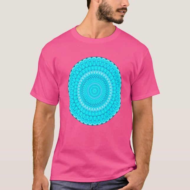 T-shirt Mandala Géométrie Sacrée Prana Yoga Mantra Om 1 (Devant)