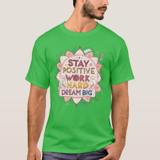 T-shirt Mandala Inspirant avec Citations Motivantes fri