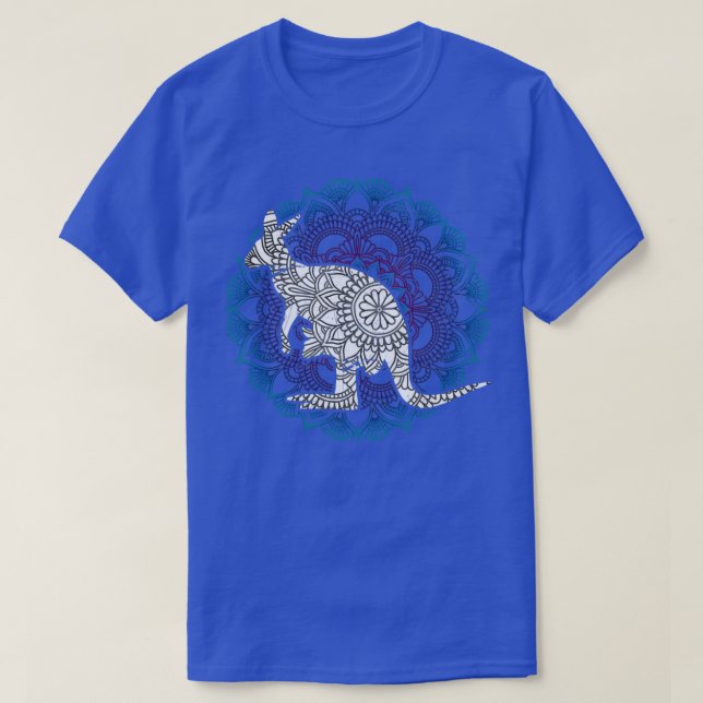 T-shirt Mandala Kangaroo (Design devant)