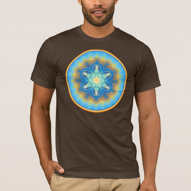 T-shirt Mandala magique de lune (Devant)