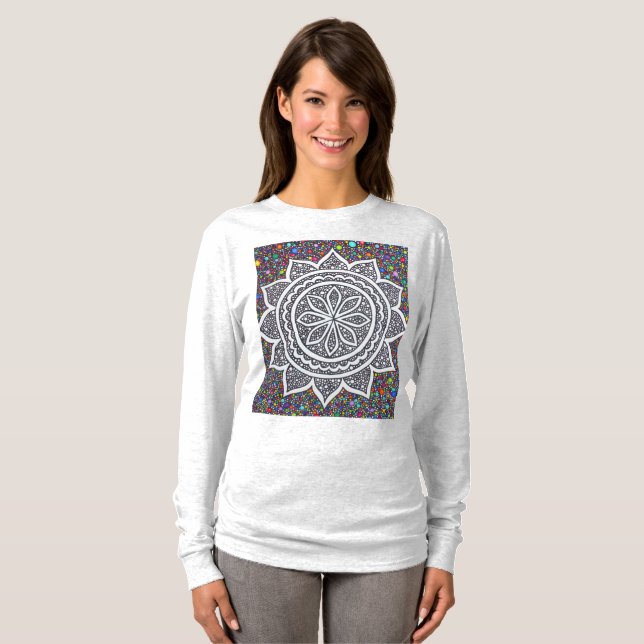 T-shirt Mandala Mosaic 2025 (Devant entier)