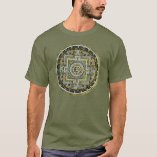 T-shirt Mandala Tantric tibétain vintage Thangka de