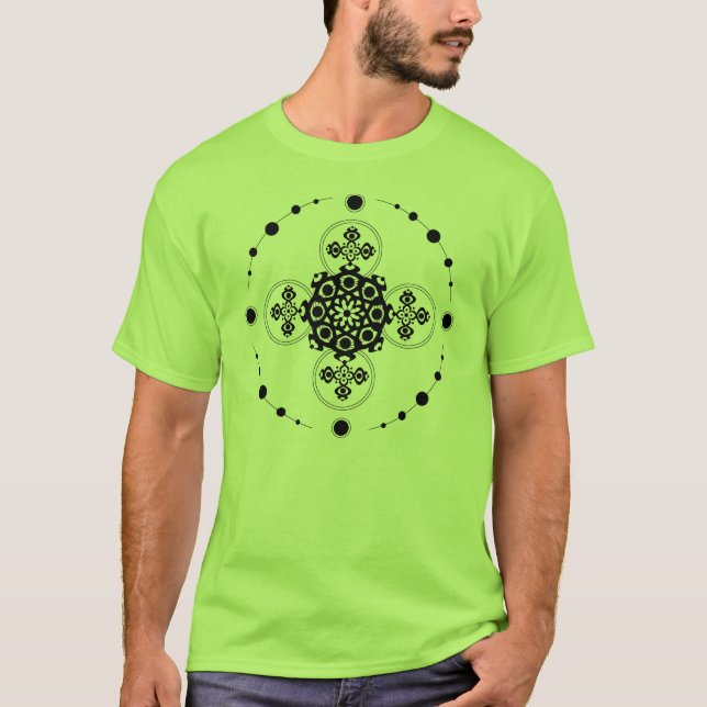 T-shirt mandala tribal 2 (Devant)