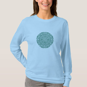 T-shirt Mandala vert