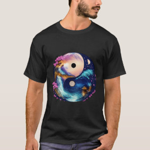 T-shirt Mandala Yin Yang Zen Harmonie Lance Yoga Méditatio