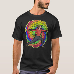 T-shirt Mandala Zen Bouddhiste Yogi Medit spirituel coloré