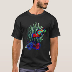 T-shirt Mandarin Goby Saltwater Reef Aquarium Fish Art