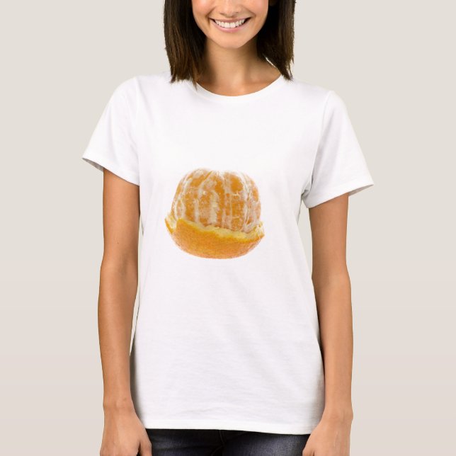 T-shirt Mandarine épluchée par moitié (Devant)