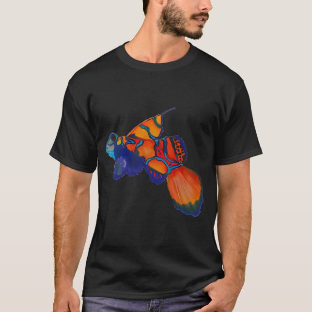 T-shirt Mandarinfish (Synchiropus splendidus) (Devant)