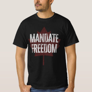 T-shirt Mandat Liberté   Canada Freedom Convoy 2022