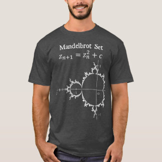T-shirt Mandelbrot Définir Fractal Chaos Théorie Math Phys