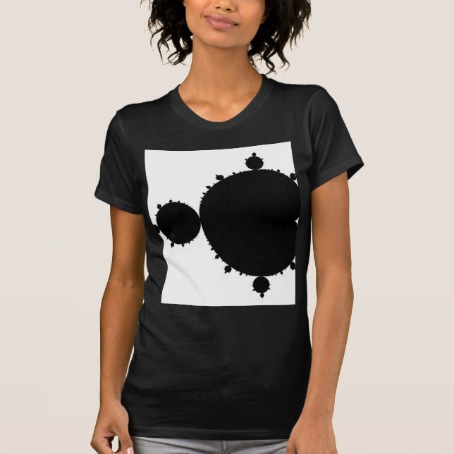 T-shirt Mandelbrot noir (Devant)