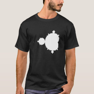 T-shirt Mandelbrot noir et blanc