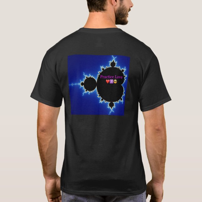 T-shirt Mandelbrot PracticeLove Tee (Dos)
