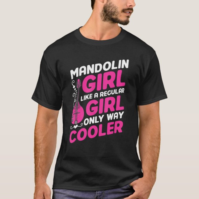 T-shirt Mandolin Girl Mandolin Girl Mandolinist (Devant)
