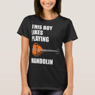 T-shirt Mandolin Lover Ce Garçon Aime Mandolin Funny Mando