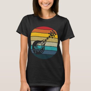 T-shirt Mandolin Lover couché de soleil rétro jeu vintage 