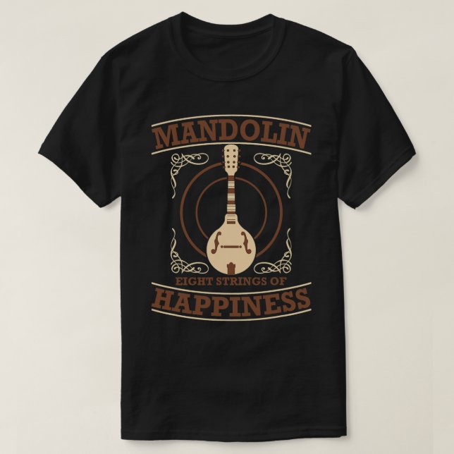 T-shirt Mandolin Lover Mandoline (Design devant)