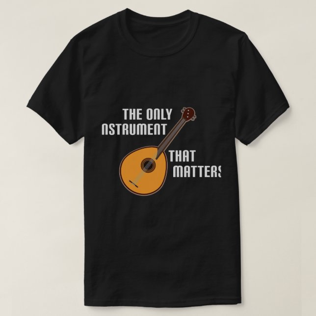 T-shirt Mandolin Lover Player Musique Instrument Cadeau (Design devant)