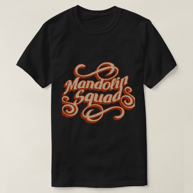 T-shirt Mandolin Lover Squad Funny Musicien Notes musicale (Design devant)
