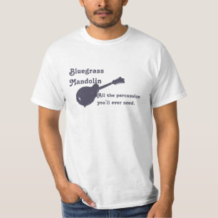 T-shirt Mandoline de Bluegrass - toute la percussion que