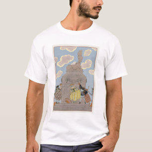 T-shirt Mandoline, illustration pour des "fêtes Galantes"